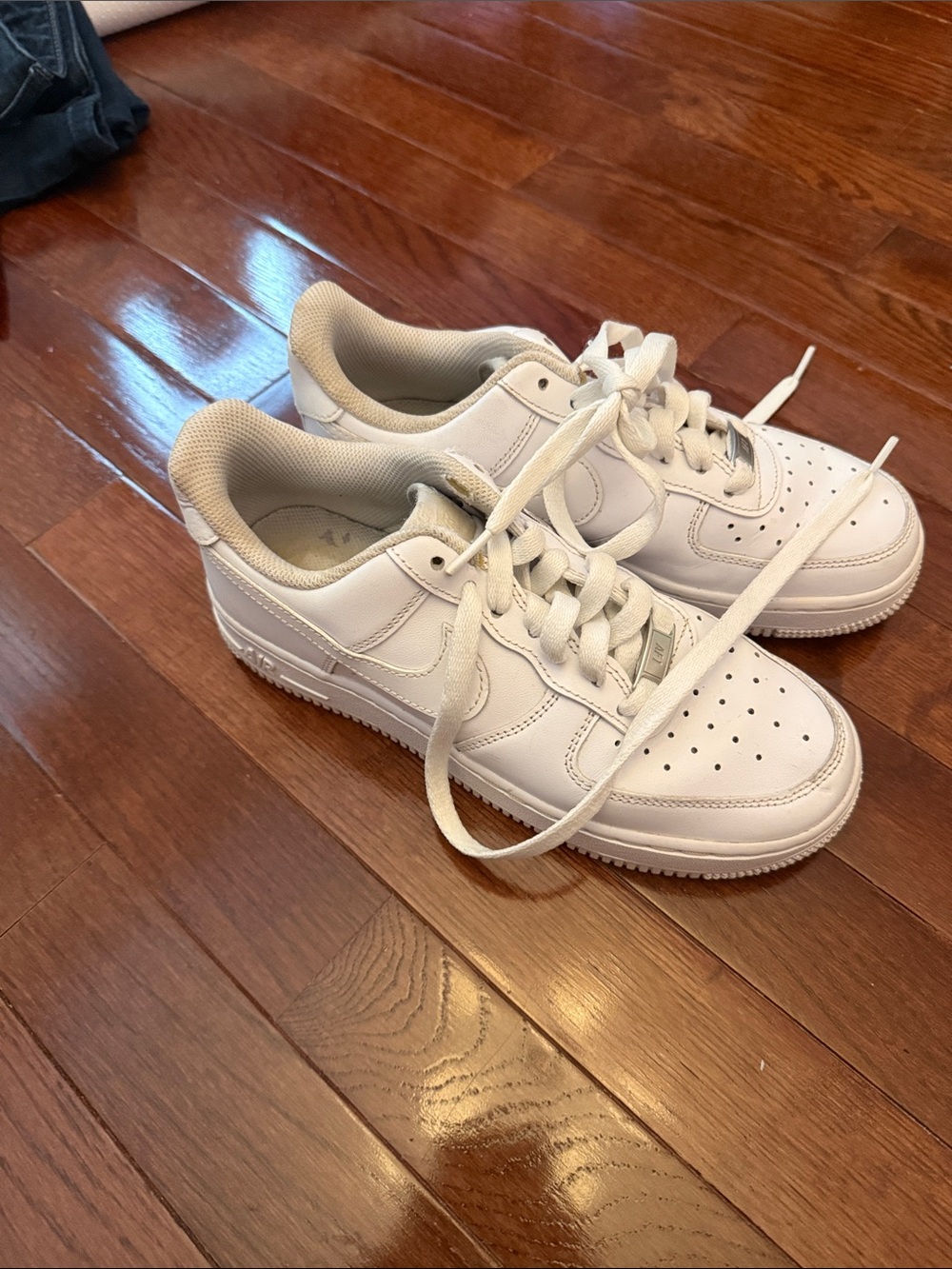Nike Kids White Low-Top Sneakers